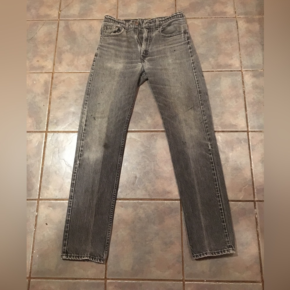 Well Worn Mens Levi’s 505 jeans